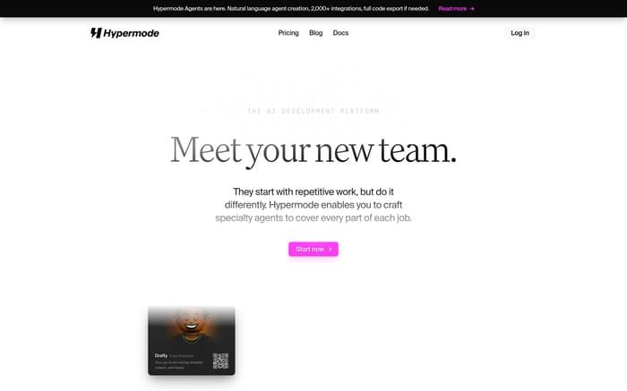 Hypermode website preview