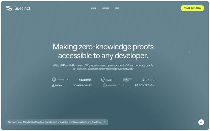Succinct website preview
