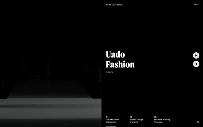  Weird Gentlemen. website preview