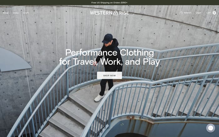 Western Rise website preview