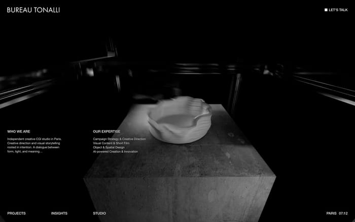 Bureau Tonalli website preview