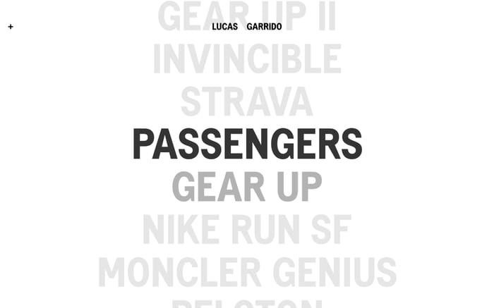 Lucas Garrido website preview