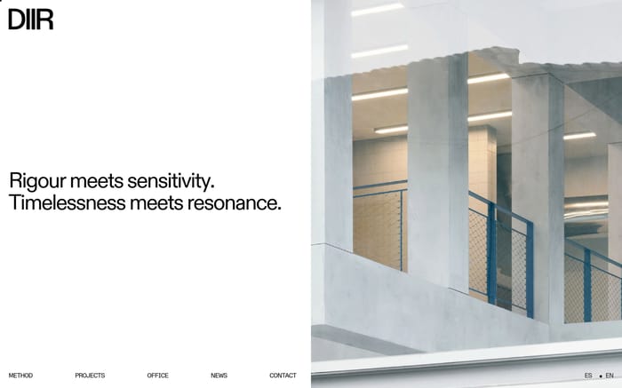 Diir website preview