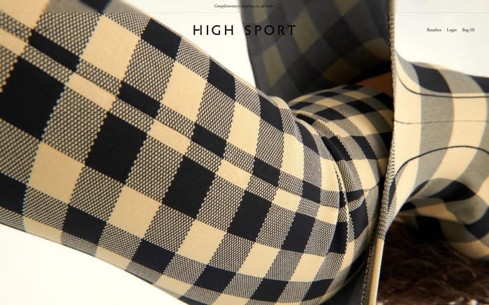 High Sport website preview
