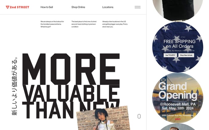 2nd street USA website preview