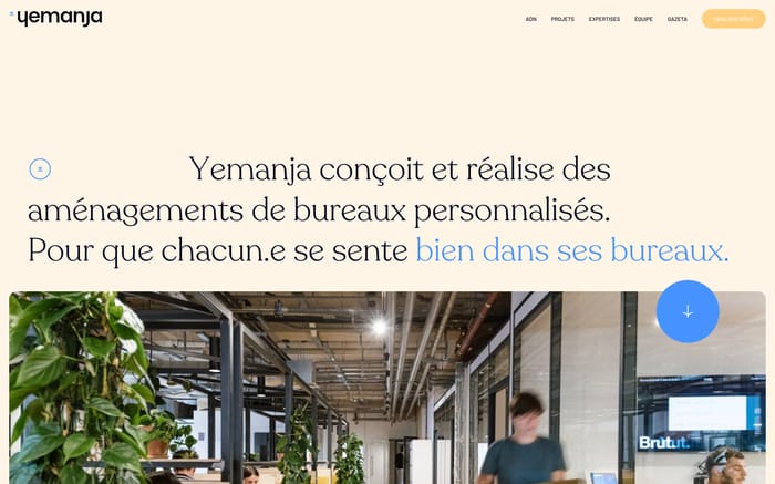 Yemanja website preview
