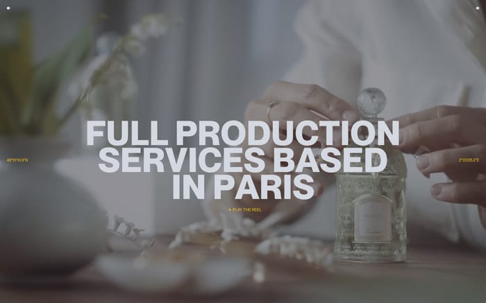 Bloom Production website preview