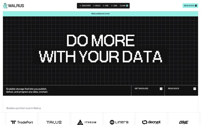 Walrus website preview