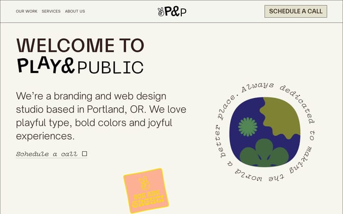 Play & Public website preview