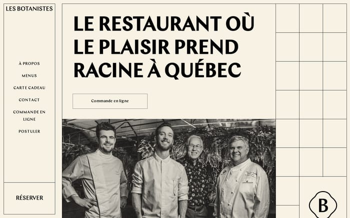Les Botanistes website preview