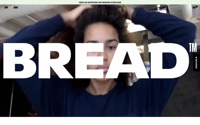 Bread Beauty Supply website preview