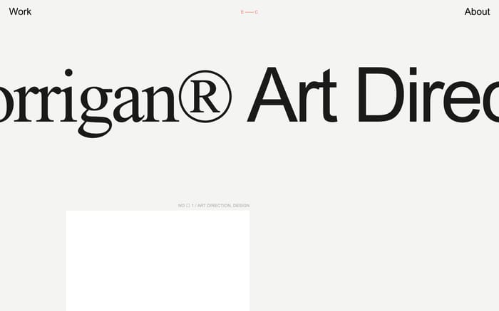 Evan Corrigan website preview