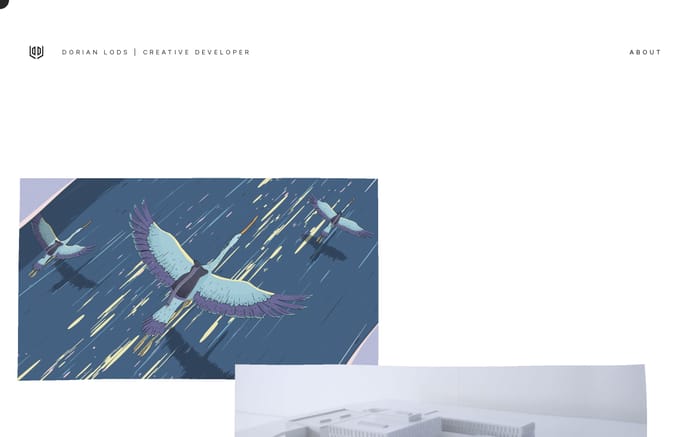 Dorian Lods website preview