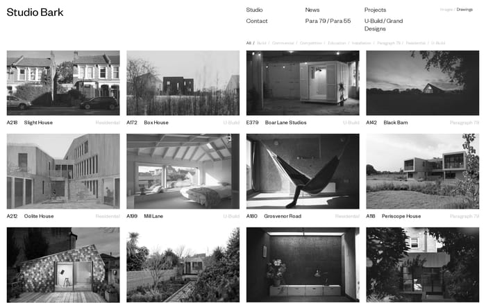 Studio Bar website preview