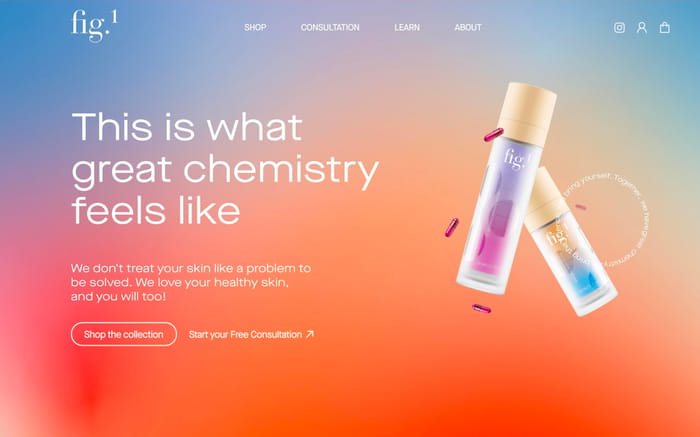 Figure 1 website preview