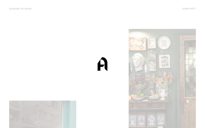 Auguri studio website preview