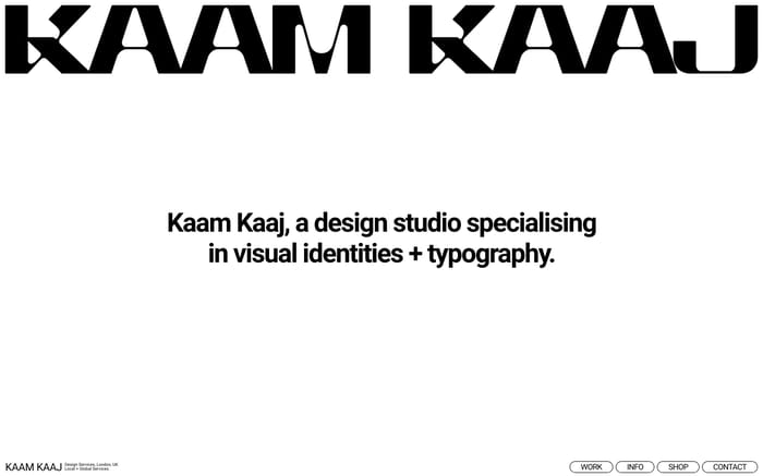 Kaam Kaaj website preview