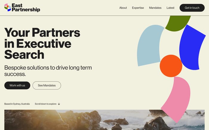 East Partnership website preview