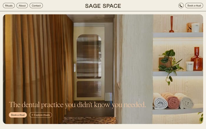Sage Space website preview