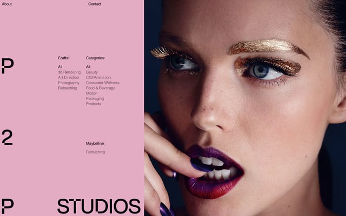 P2P Studios website preview
