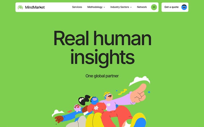 Mindmarket website preview