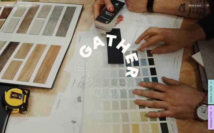 Gather Round website preview