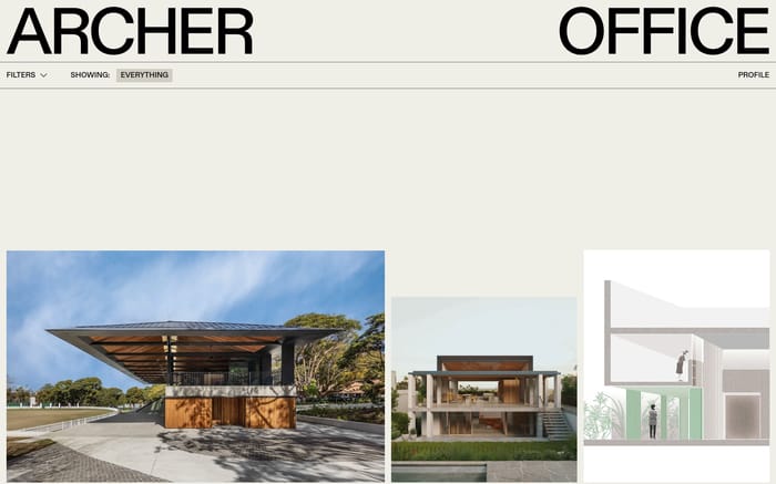 Archer Office website preview