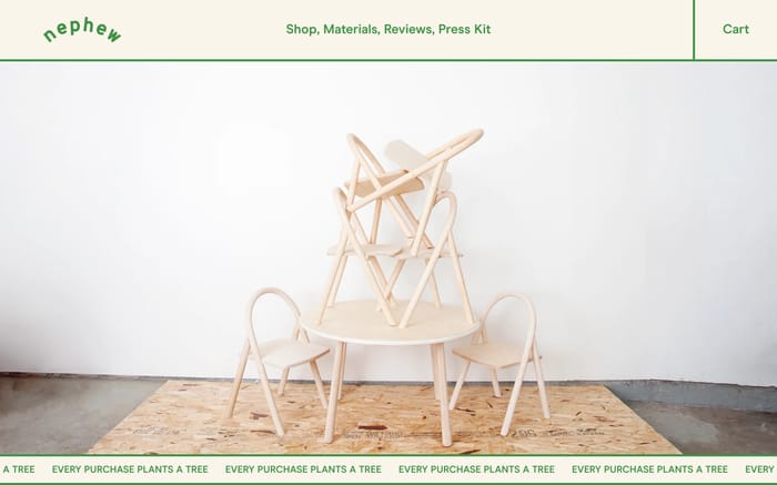 Nephew website preview