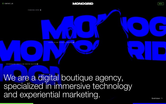 Monogrid website preview