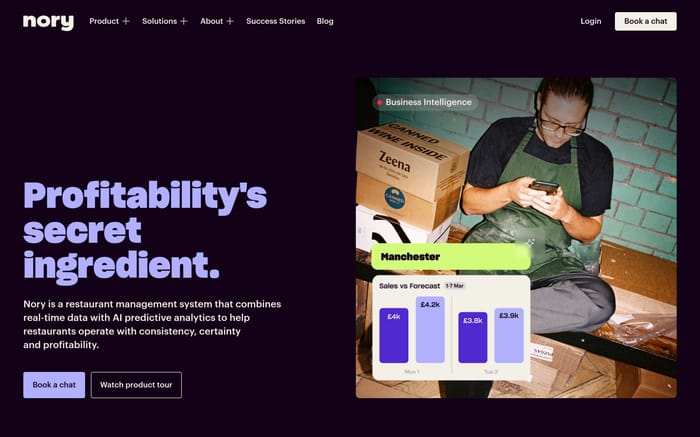 Nory website preview