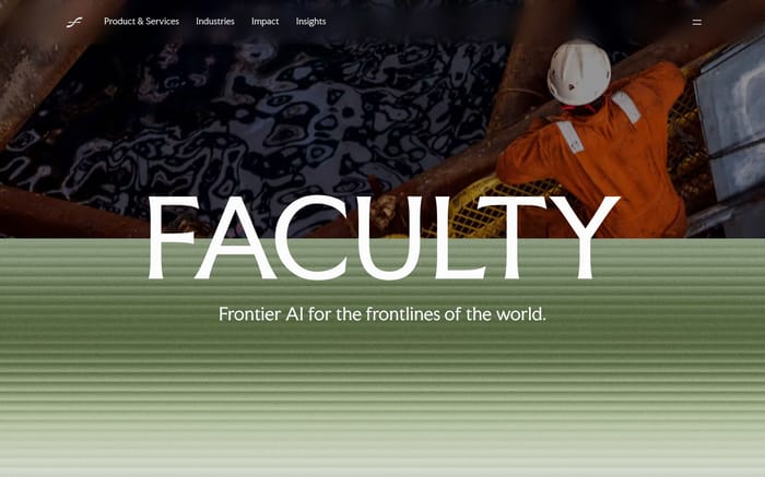 Faculty AI website preview