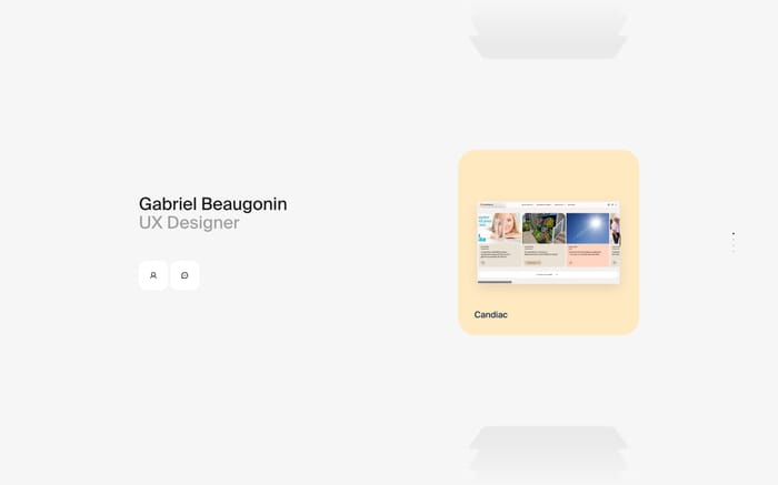Gabriel Beaugonin website preview