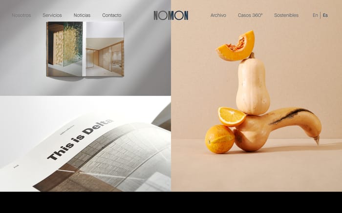 Nomon website preview