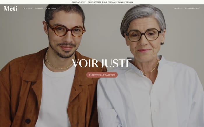 Meti website preview