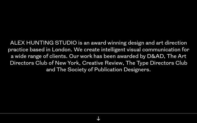 Alex hunting website preview