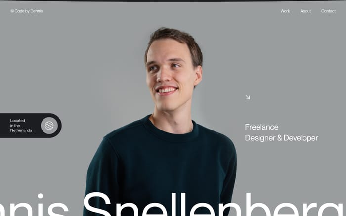 Dennis Snellenberg website preview