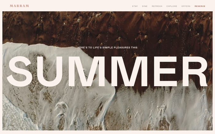 Marram website preview