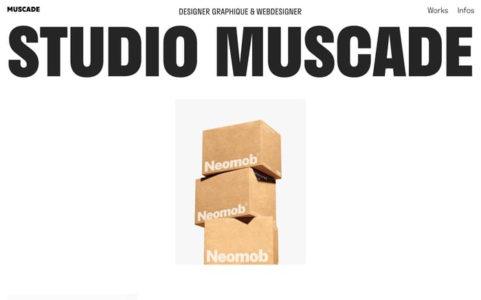 Studio Muscade website preview