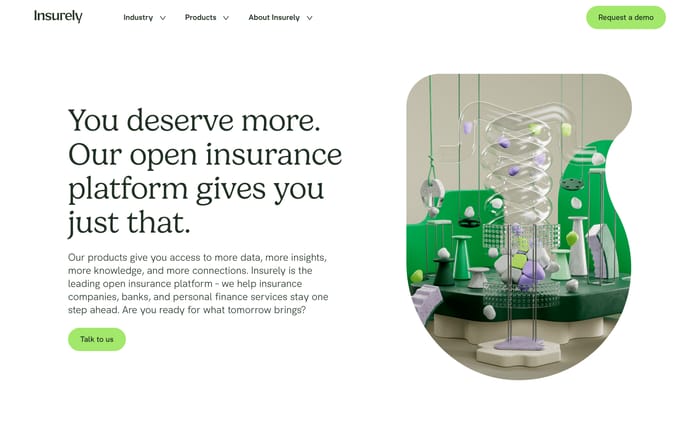 Insurely website preview