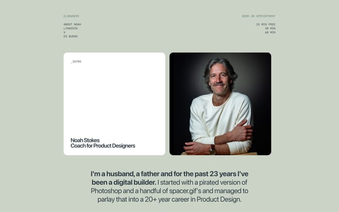 Noah Stokes website preview