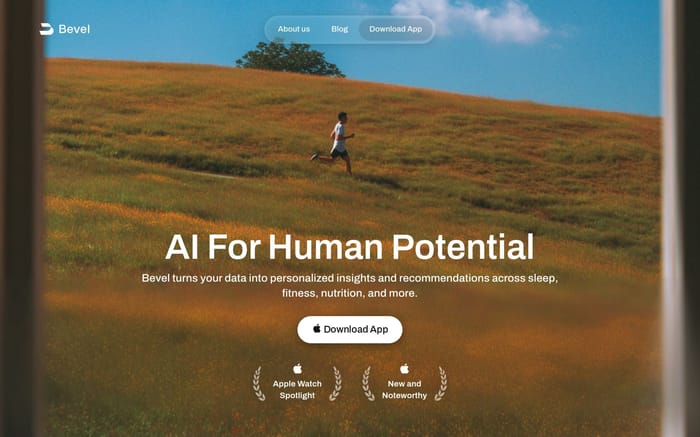 Bevel website preview
