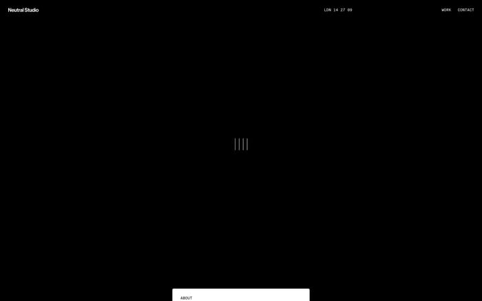 Neutral Studio website preview