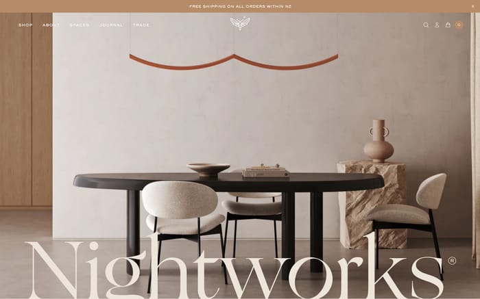 Nightworks Studio website preview