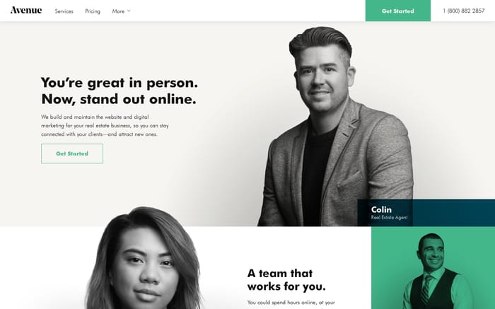 Avenue website preview
