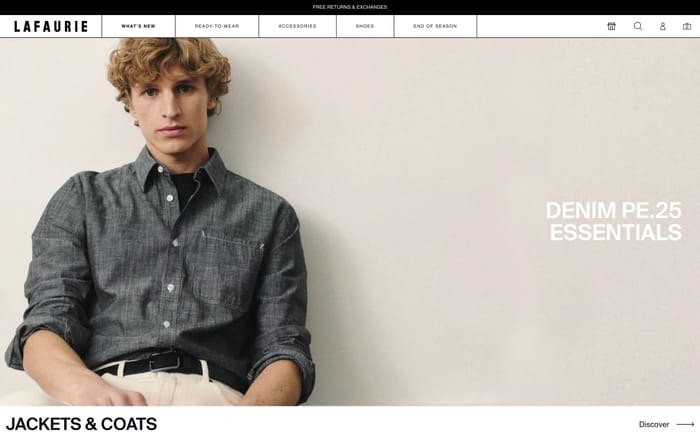 Lafaurie Paris website preview