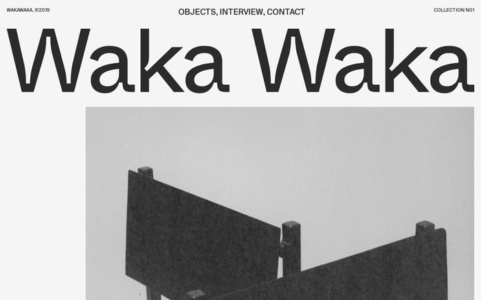 Waka Waka website preview