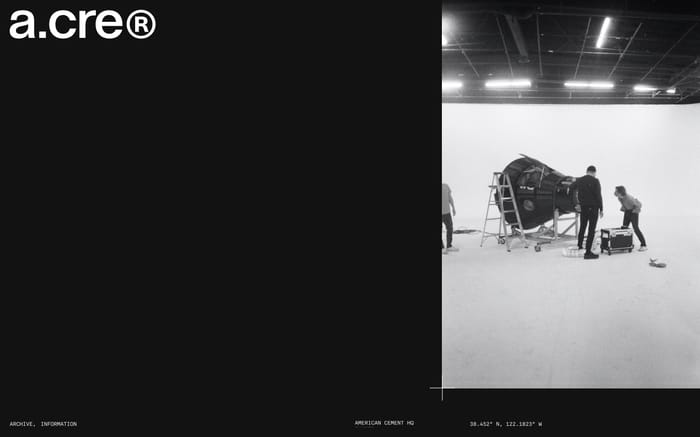 Acre Creative website preview
