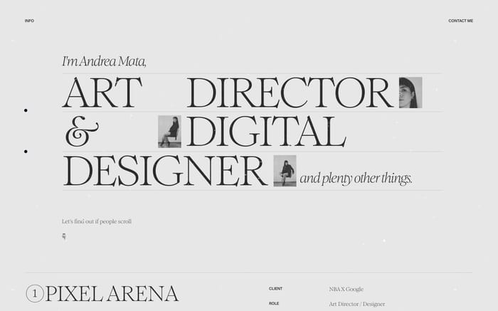 Andrea Mata website preview