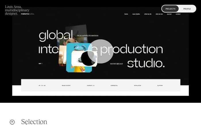 Louis Ansa website preview