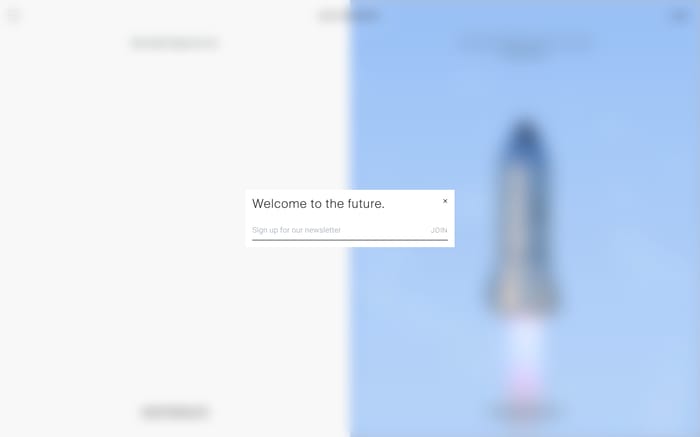 Air Company website preview
